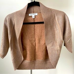 Metallic Gold BR Wool Shrug